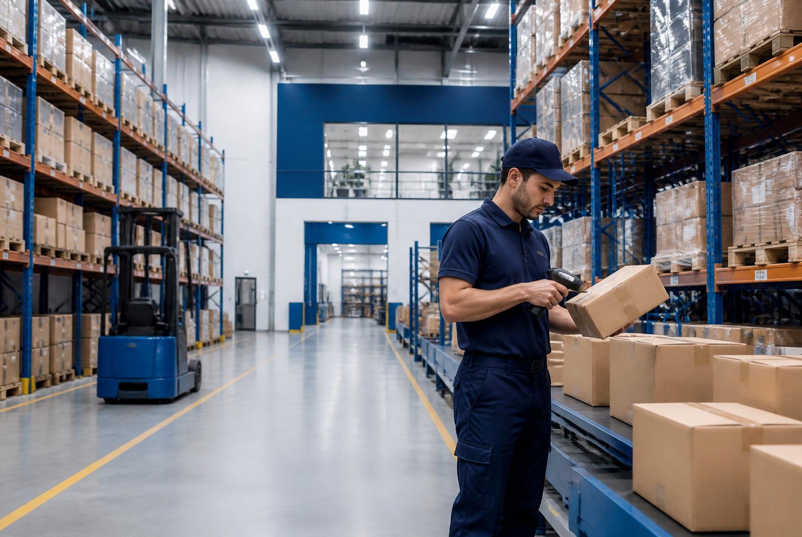 Inside a Fast Global Delivery Service warehouse